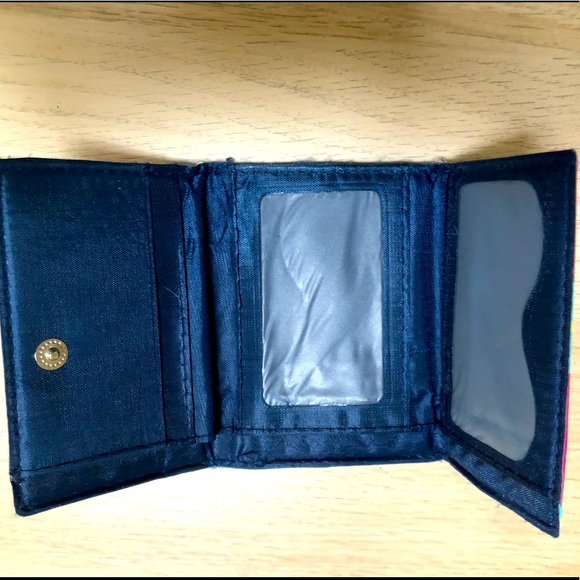 Huabao Jingpin Wallet in Blue with Flowers - Picture 11 of 12